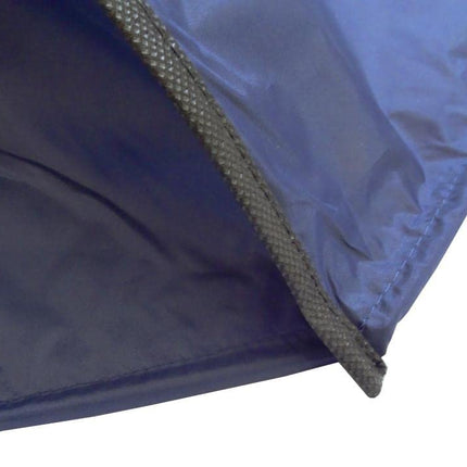 Rollator cover from FabaCare, rollator protection, protective cover for rollator, rollator tent, cover, lead band for secure hold, dark blue, polyester, easy to clean