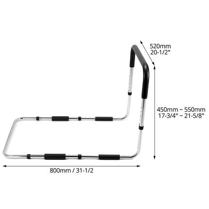 QWORK® Bed Rail, Adjustable Bed Rail for Seniors, Bed Rail for Fall Prevention, Bed Handrail, for Seniors, Adults, Disabled
