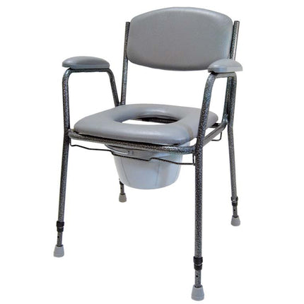 Drive Medical commode chair TS 130, black-silver