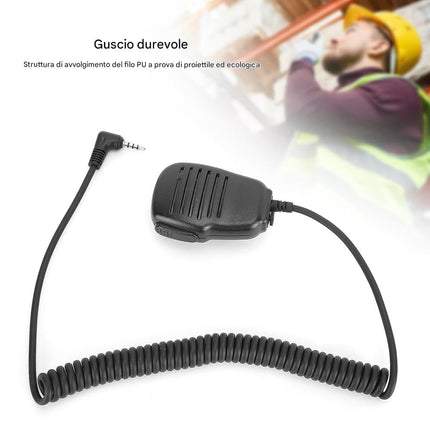 Walkie-Talkie Handheld Microphone, MH-34B4B Speaker Microphone Walkie-Talkie Handheld Microphone for VX-2R/VX-3R/VX-5R/FT-60R