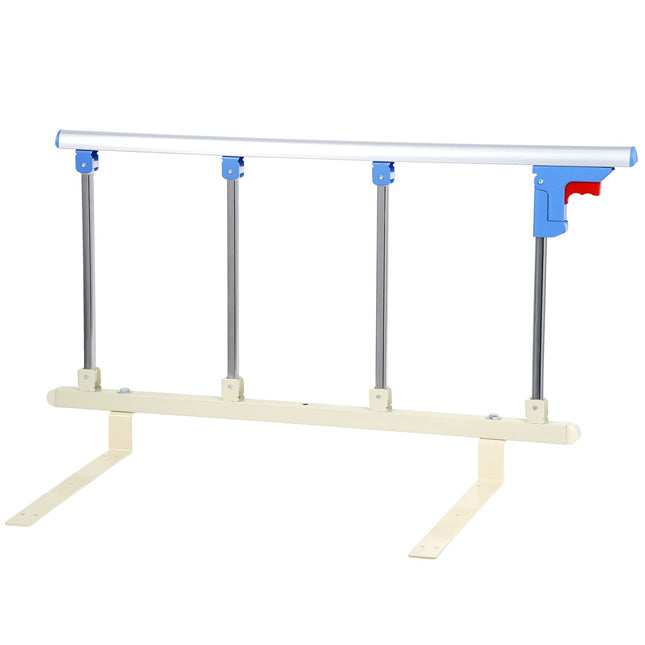 Signstek Bed Rail Foldable Portable Bed Safety Rail for Elderly, Adults Assist Handle Handicap Bed Railing Hospital Metal Handle Bumper
