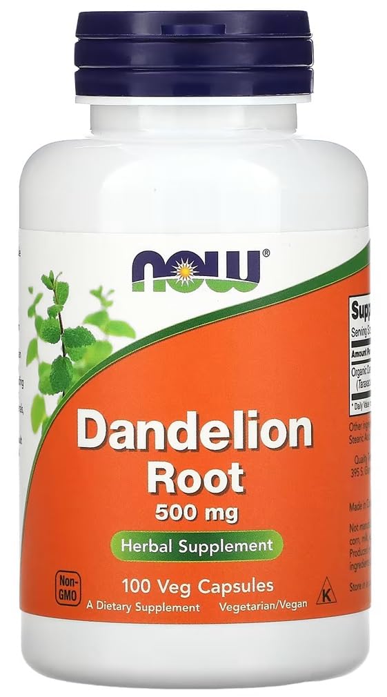 Now Foods - Dandelion Root | Natural Liver and Digestive Support - 100 Capsules