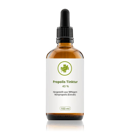 GENUINE Propolis Tincture 40% - High-quality Propolis Drops 100 ml - Natural product WITHOUT additives - Practical pipette - Easy dosage - from Germany