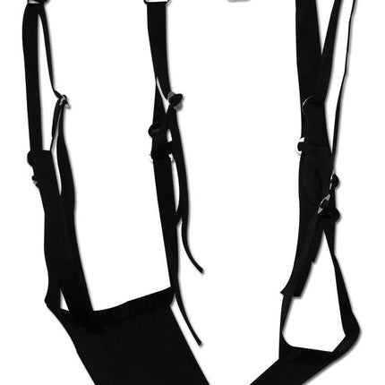 You2Toys Love Swing - Sex Swing for Couples, Love Swing for the Ceiling, Erotic Swing, Load Capacity up to 120 kg, Various Sex Positions, Black