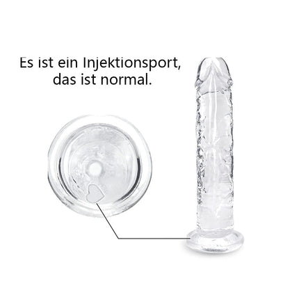 18cm Small Penis Dildo for Women, Soft Realistic Beginner Sex Toy Jelly Dildo with Suction Cup for Ladies Couples Adult Sex Toys &amp; Games
