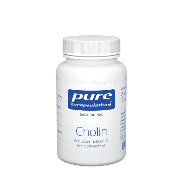 Pure Encapsulations Choline - For Liver Function &amp; Fat Metabolism - 60 Vegan Capsules