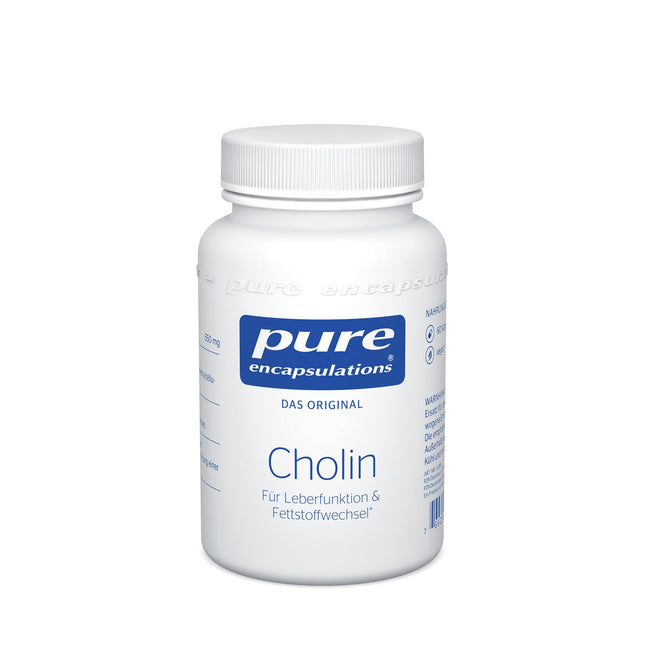Pure Encapsulations Choline - For Liver Function &amp; Fat Metabolism - 60 Vegan Capsules