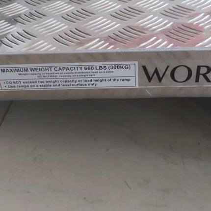 WORHAN Mobile threshold ramp Variable height adjustment Loading platform Step ramps Wheelchair ramp Aluminium ramp Door threshold ramp TR87