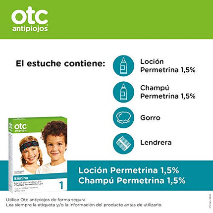 Otc Antipiojos 1 Locion +Cham Permetrina