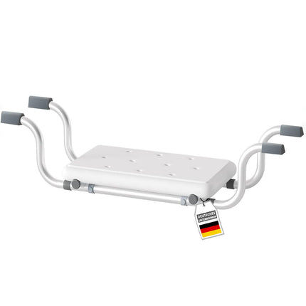 KARAT bathtub seat, seat board for bathtub, non-slip, 100 kg load capacity, adjustable 78-86 cm, bathtub stool, shower seat for adults and seniors, bathtub board Levi