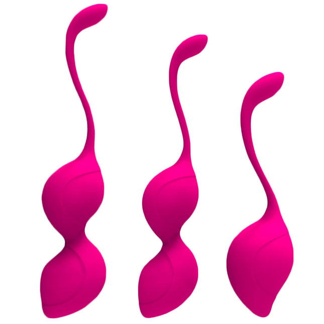 Love balls pelvic floor training balls, Allmay silicone kegel balls set of 3 pelvic floor training, pelvic floor trainer vaginal muscle training, bladder control, sex training sex toy for women