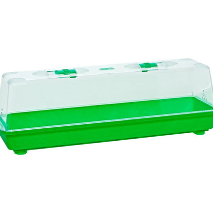 Dehner indoor greenhouse Alexander, approx. 59 x 20 x 20 cm, plastic, green