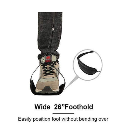 Leg Lifter-Thigh Lifter, Rigid Leg Lifter with Hand and Foot Straps, 44-Inch Mobility Aids for Elderly, Disabled and Handicapped, for Wheelchair, Bed, Car, Couch