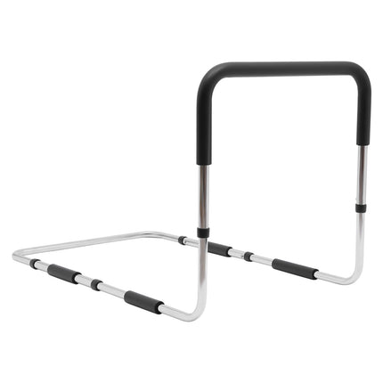 Bed rail for safety older adults - Bed guard rail height adjustable standing aid and fall protection - Stable bed handle for seniors and nursing beds - for people with disabilities