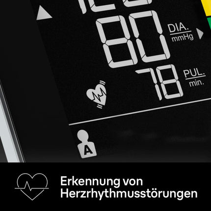 Braun ExactFit 5 Connect Smart Upper Arm Blood Pressure Monitor | Braun Healthy Heart App | Clinically proven precision | Color-coded display | 2 cuff sizes | For home use | BUA6350