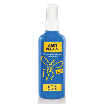 Anti Brumm Kids Sensitive Pump Spray, 75 ml: Reliable mosquito and tick protection especially for children from one year, mosquito spray with icaridin