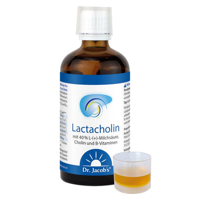 Dr. Jacob's Lactacholin 100 ml I for metabolism, liver and nerve function¹ I fruity-sweet I with choline I sugar-free I 66 servings