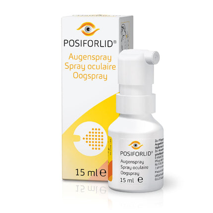 POSIFORLID® Eye Spray. Supportive care for blepharitis and irritated eyelids, 15 ml