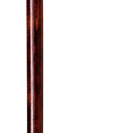 Wooden walking stick, dark brown, 90 cm (618)