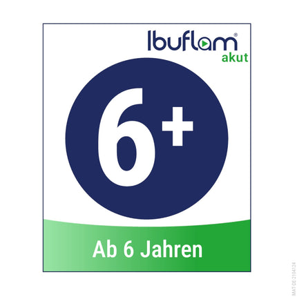 Ibuflam® acute 400 mg film-coated tablets - Fast pain relief and fever reduction with ibuprofen - 20 tablets
