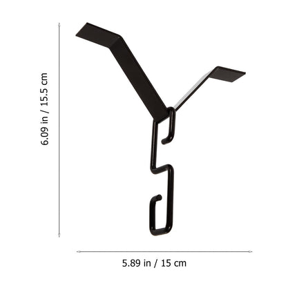 Angoily 2 Pieces Rain Chain Adapter Hooks For Gutters V-Shaped Installation Suit For Downpipe Outlet