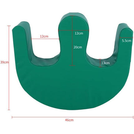 Elderly Anti-Pressure Easy Roller Pillow, Patient Turning Device U-shaped Pillow, Turning Device for Patients, Patient Turner, Bed Turning Aid Multi-purpose Turning Aid for Elderly People (Blue)