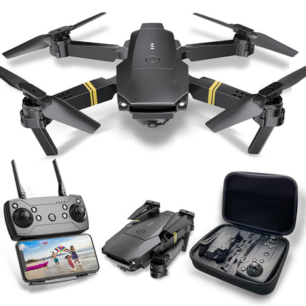 Drone with 1080P Camera, Beginner RC Quadcopter Drone for Kids, FPV Mini Drone, Altitude Hold, One-Key Takeoff/Landing, 3D Flip. Gifts for Girls/Boys (Dark-011)
