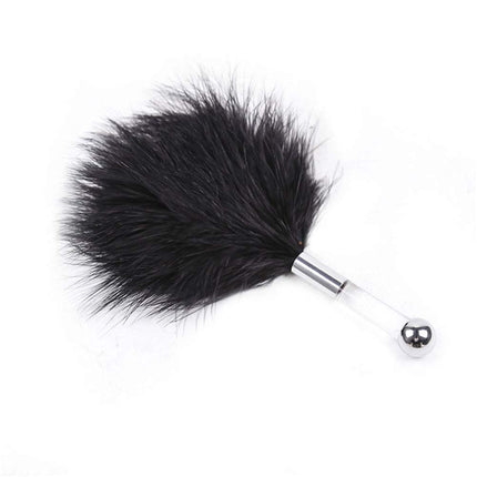 Bondage Set Feather Tickler Stroker, Love Feather &amp; Pampering Massage Feather Pompom BDSM Fetish Sex Toy for Couples SM Sex Toy