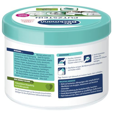 Dr. Beckmann Cleaning Stone | Universal cleaner for the entire household | Including cleaning sponge | 550 g