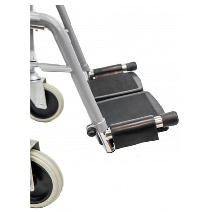 Trendmobil TSF toilet chair, mobile toilet wheelchair with HMV number 18.46.02.0059, including padded seat and bucket, load capacity up to 120 kg