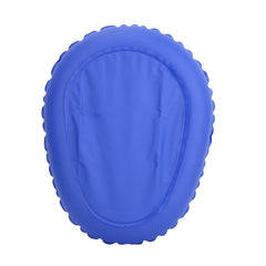 Inflatable Bedpan, Blue Washable Nursing Toilet Bathroom Bedpan for Elderly Bedridden Women in Home Hospital