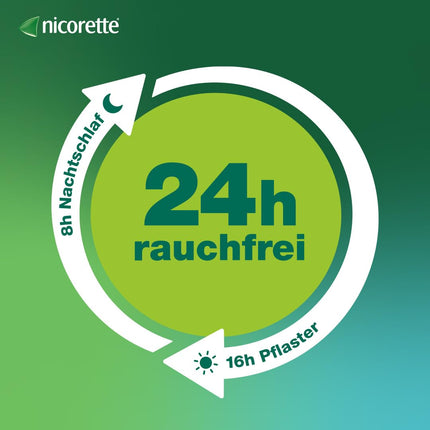 NICORETTE patches with 15 mg nicotine – quit smoking with nicotine patches – for phase 1 or 2 of smoking cessation – 7 pcs.