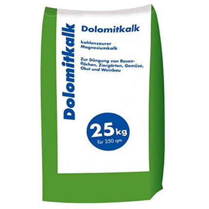 Dolomite lime lawn lime - to prevent moss formation in lawns with calcium and plenty of magnesium 25 kg