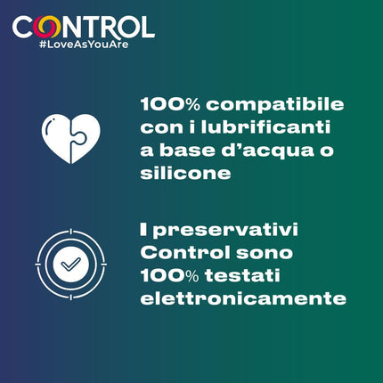 CONTROL RETARD natural latex condoms with delayed release – 24 pieces.