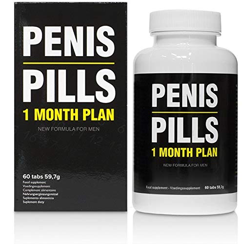 Penis Pills 1 month Plan 60 tabs Potency pills in capsules and performance booster erection aid