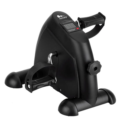 himaly Mini Bike Exercise Bike, Arm and Leg Trainer, Pedal Trainer for Seniors and Young People, Endurance Training, Various Resistance Levels, Training Device for Home and Office, Black