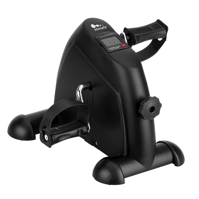 himaly Mini Bike Exercise Bike, Arm and Leg Trainer, Pedal Trainer for Seniors and Young People, Endurance Training, Various Resistance Levels, Training Device for Home and Office, Black