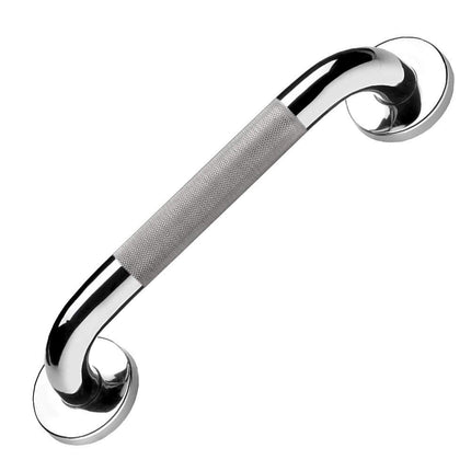Abimars Grab Rail Shower Stainless Steel 304 with Knurled Surface, 300mm Grab Rails for Seniors, Shower Handle for Bathtub, Toilet, Bathroom, Kitchen, Stair Handrail