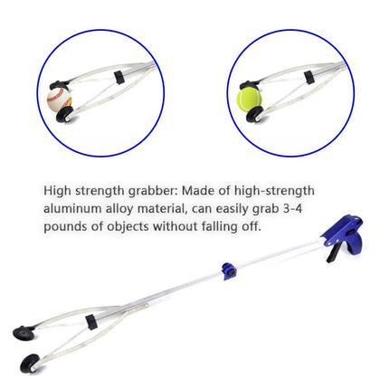 Aluminum Grabber Hand Gripper Home Garbage Tongs Reacher Pick Up Stick Gripper Arm Long Arm Grabber Extension Litter Picker Grabber Reacher Garden Assistance Picker Helping Hand Tool For Elderly People