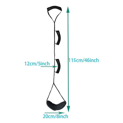 Leg Lifter Strap Foot Lifter Handle, Mobility Lift Leg Lifter Aid for Elderly, Disability, Handicap, Hip Replacement Pediatric 35-44" Disability Mobility Aids for Bed Wheelchair