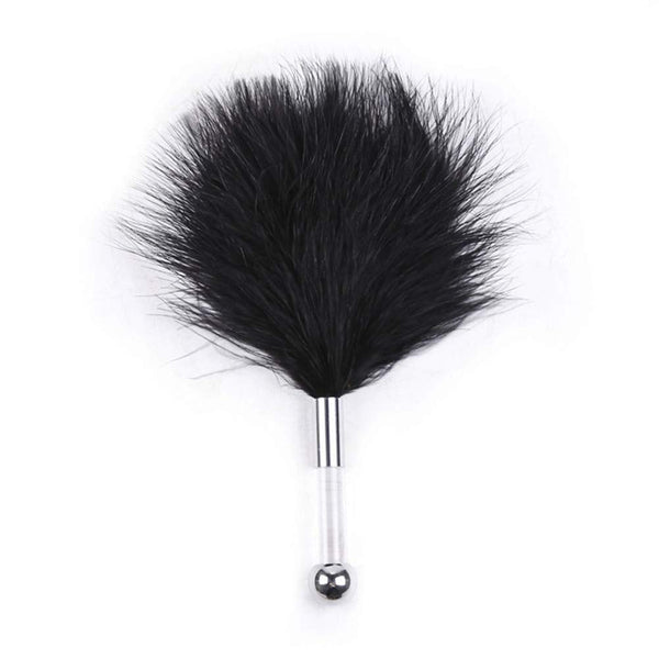 Bondage Set Feather Tickler Stroker, Love Feather &amp; Pampering Massage Feather Pompom BDSM Fetish Sex Toy for Couples SM Sex Toy