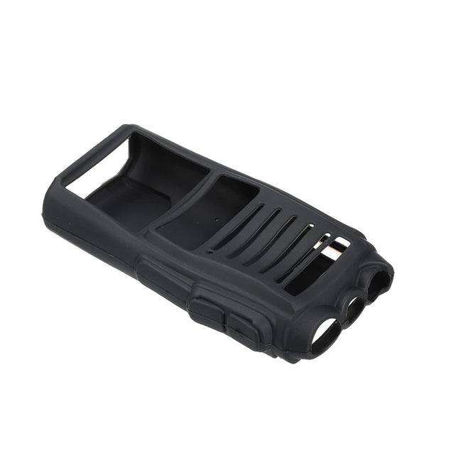 PATIKIL Two-Way Radio Holder Silicone Walkie Talkie Protective Cases Rubber Soft Cover Black for PT-UV82 Radios