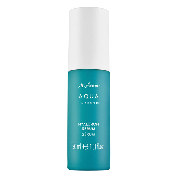 M. Asam AQUA INTENSE Hyaluron Serum (30 ml) – High-dose moisturizing serum with patented hyaluronic acid complex, plumps and reduces wrinkles, perfume-free, ideal for sensitive skin