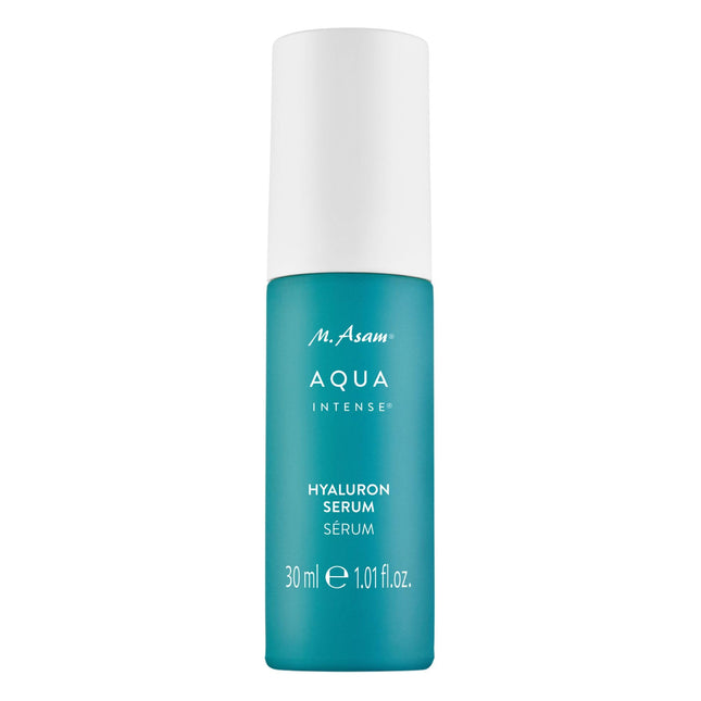 M. Asam AQUA INTENSE Hyaluron Serum (30 ml) – High-dose moisturizing serum with patented hyaluronic acid complex, plumps and reduces wrinkles, perfume-free, ideal for sensitive skin
