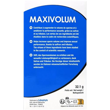 Labophyto MaxiVolum (60 capsules) – Dietary supplement for men to promote male ejaculation and intensify the sexual experience – with L-arginine and zinc