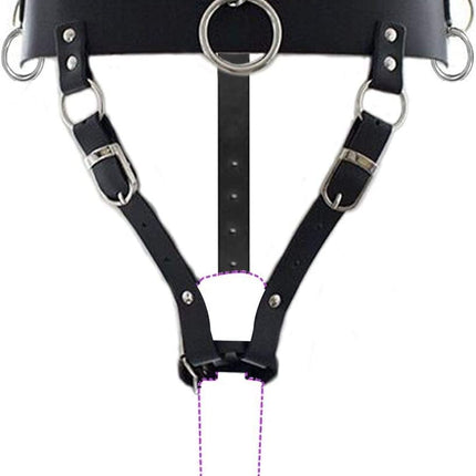 Vibrator belt BDSM bondage chastity belt suitable for magic wand chastity vibrators chastity fetish sex toy
