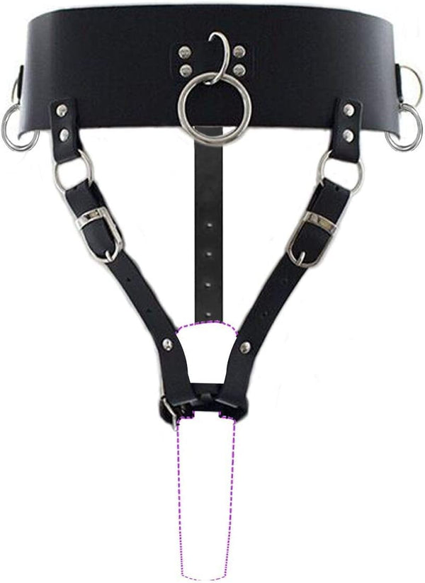 Vibrator belt BDSM bondage chastity belt suitable for magic wand chastity vibrators chastity fetish sex toy