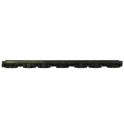 ScarMaxx - A15 drainage channel set - floor channel - rainwater drain - drain with grid - drainage channel - flat - plastic - height 60mm - with galvanized steel grate - 2m