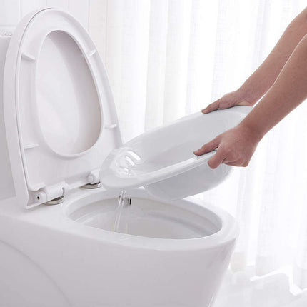Sitz bath for the toilet - Bidet insert for the toilet - Portable sitz bath for hemorrhoid treatment, postpartum care, pregnant women and the elderly - Avoid squats (approx. 2.2 liters)