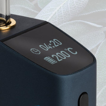 WOLKENKRAFT FX MINI ULTRA Premium Vaporizer - USB-C | Magnetic Slide-In Mouthpiece | Titanium Chamber | Temperature 100-220 °C | Operating Timer 3-5 Min. | 100% Convection *Night Blue*
